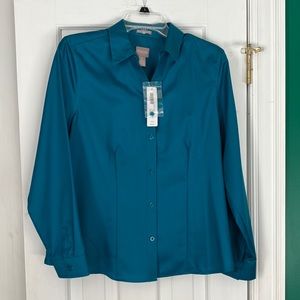 Chico’s Size 1 Long Sleeve Shirt NWT